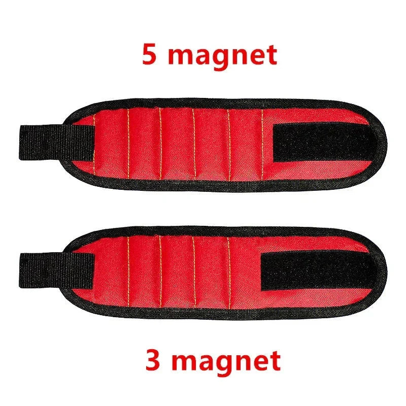 Magnetic Wristband Tool Holder for Hands-Free Tool Access