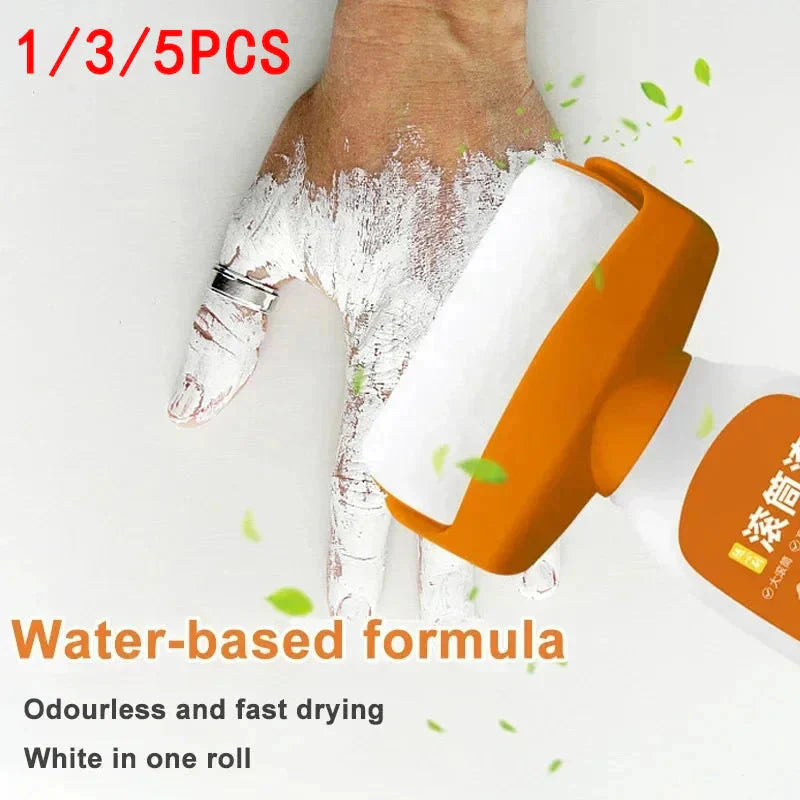 Antibacterial Wall Paint – Strong Repair Latex Paint with Roller Brush for Living Room &amp; Kitchen