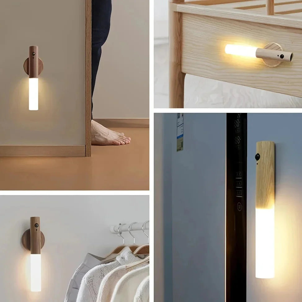 Motion Sensor LED Night Light for Bedroom &amp; Hallway