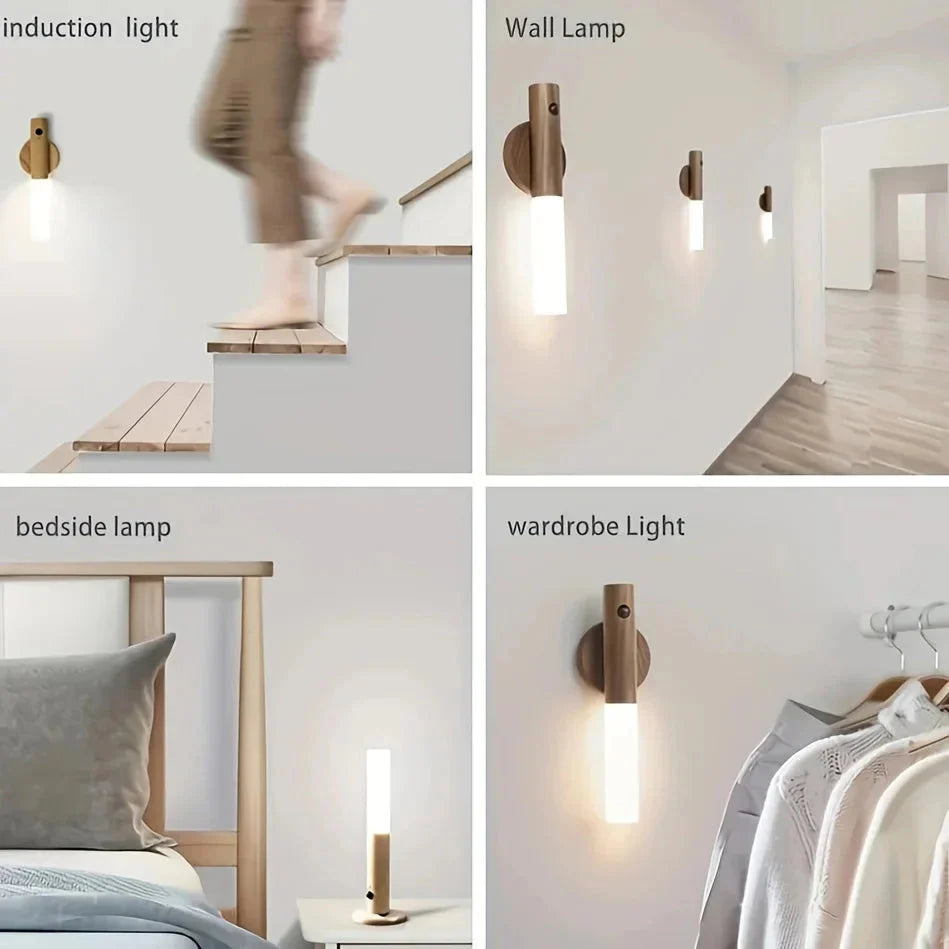 Motion Sensor LED Night Light for Bedroom &amp; Hallway