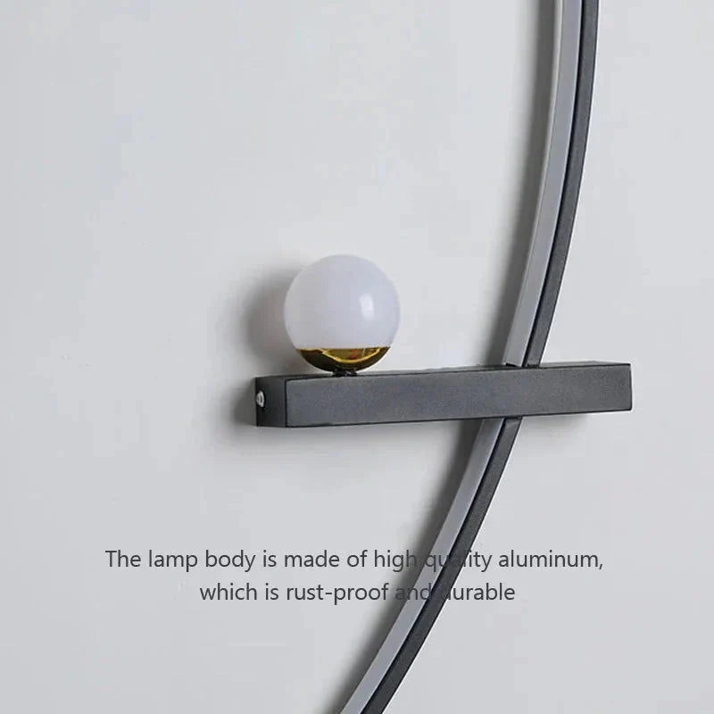 Modern Minimalist LED Wall Lamp for Bedroom &amp; Home