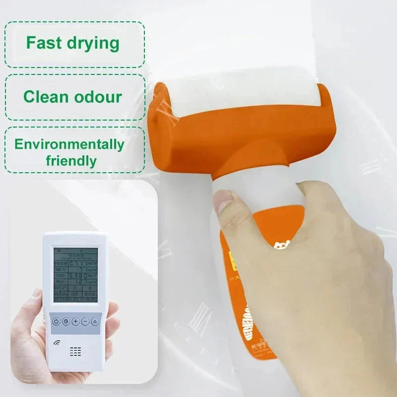 Antibacterial Wall Paint – Strong Repair Latex Paint with Roller Brush for Living Room &amp; Kitchen
