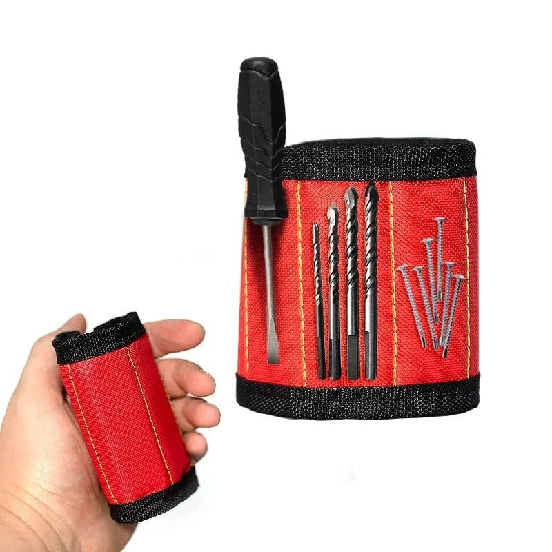 Magnetic Wristband Tool Holder for Hands-Free Tool Access