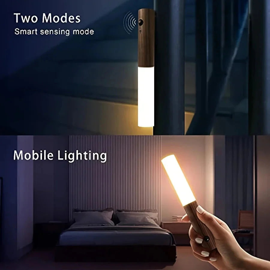 Motion Sensor LED Night Light for Bedroom &amp; Hallway